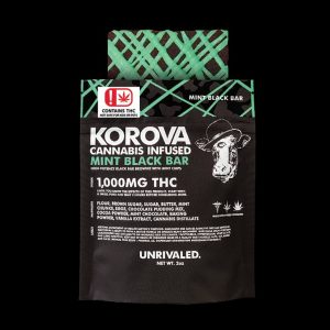 Korova Mint Black Bar 1000mg