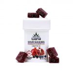 Wana Sour Gummies: Pomegranate Blueberry Acai 5:1