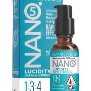 NANO5 Lucidity 1:3:4 CBD/THC/5HTP 30ml Sublingual