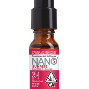 NANO5 Sunrise 25:1 CBD/THC 15ml Sublingual