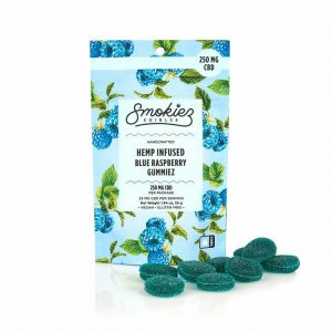 Blue Raspberry Multi Piece Gummiez, 250mg CBD