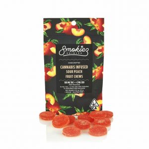 Sour Peach Gummiez, 100mg - CA