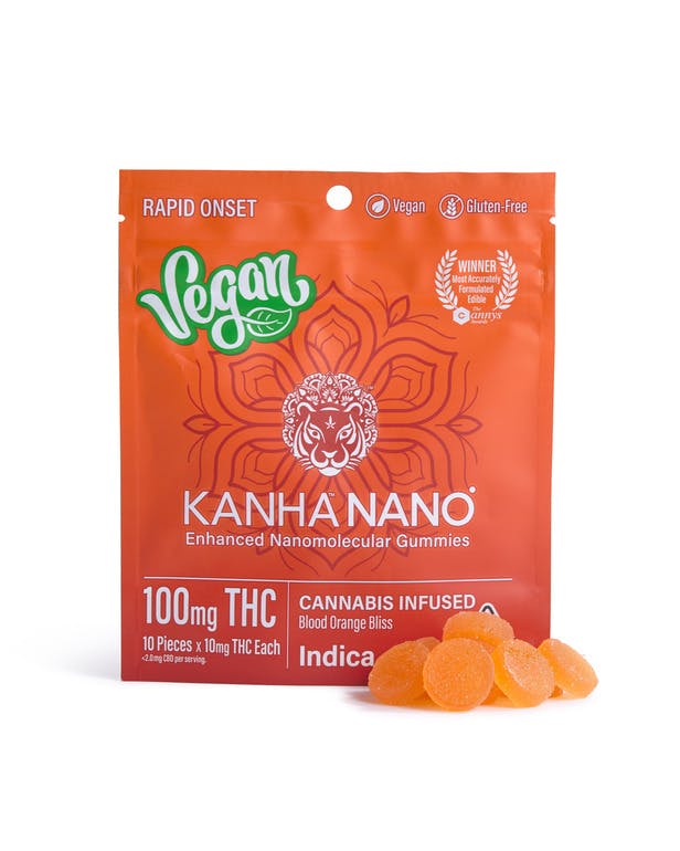 Kanha NANO Vegan Blood Orange Bliss Indica 100mg