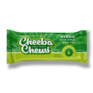 Hybrid Sour Apple Fruit Chews 100mg
