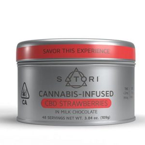 CBD Strawberries in Milk Chocolate