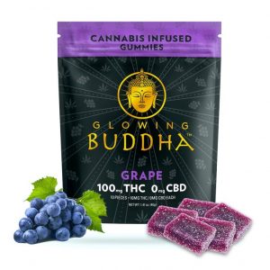 Glowing Buddha™️ Grape Gummies 100mg THC