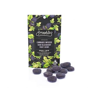 Smokiez Sour Blackberry Fruit Chews - CA
