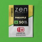 Pineapple Hybrid 50mg THC Gummy