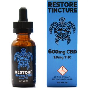 Restore Tincture 600mg/10mg CBD/THC Lemon Drop