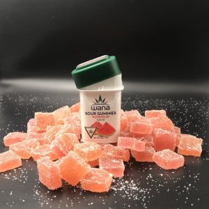 Wana Sour Gummies - Watermelon - 100mg - MED