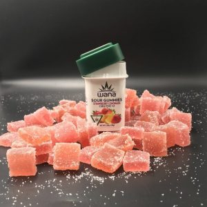 Wana Sour Gummies - Straw Lemon 1:1 - 100mg - AU