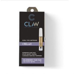 (MED) Claw Cannabis- 1G Cart- Blueberry Yum Yum