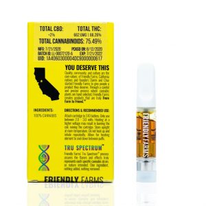 Friendly Farms - XJ-13 1g Live Resin Cartridge