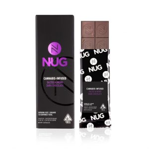 NUG Chocolate Bar - Salted Almond Dark Chocolate