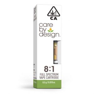 8:1 VAPE CARTRIDGE, 0.5 GRAMS