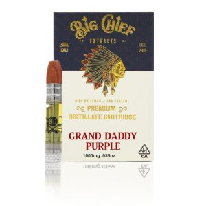 Big Chief THC Vape Cartridge 1G - GrandDaddyPurple