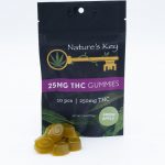 250mg THC Green Apple Gummies (25mg each)