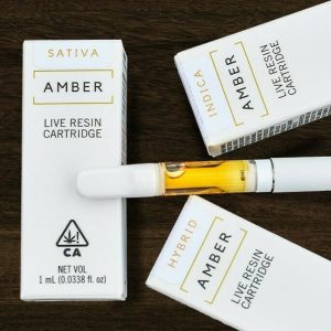 Amber Live Resin 1g Cartridge - Glazed