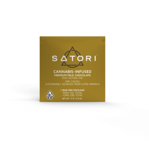Satori "Singles" Fast-Acting THC Milk Chocolate Bar