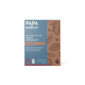 Releaf Milk Chocolate Bar, 100mg THC