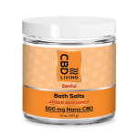 CBD Bath Salts 500 mg - Amber Bergamot