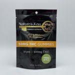 500mg THC Green Apple Gummies (50mg each)