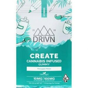100mg Pineapple Melon Create Gummy DRIVN