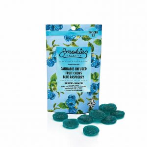Blue Raspberry THC:CBD 1:1, 100mg THC/100 mg CBD