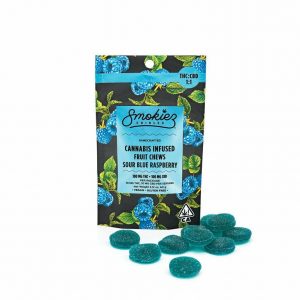 Sour Blue Rasp. THC:CBD 1:1, 100mg THC/100 mg CBD