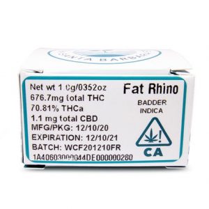 Fat Rhino Badder 1g