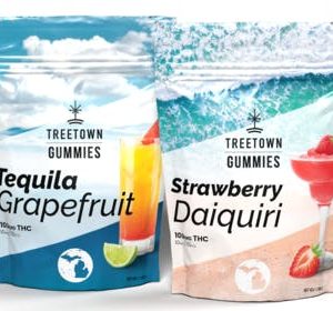 Tequila Grapefruit Flavored Gummies - 10 units x 10mg THC