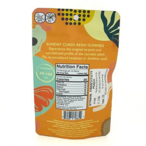 200mg Cured Resin Gummy - Frostitute - Peach