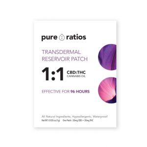 1:1 CBD/THC Topical Patch