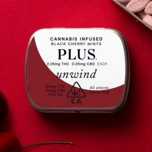 PLUS Unwind Black Cherry Mints
