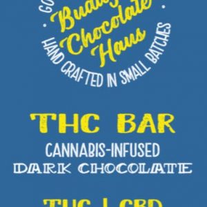 Buddy's Dark Chocolate Bar 100mg THC