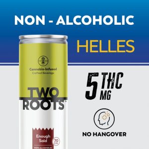 Two Roots “Enough Said” Lager – 5mg THC