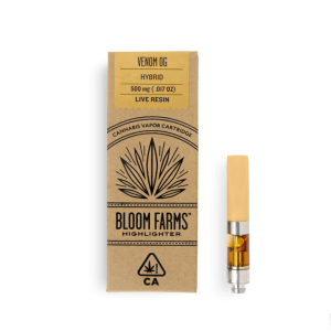 Venom OG (0.5G) Live Resin Cartridge