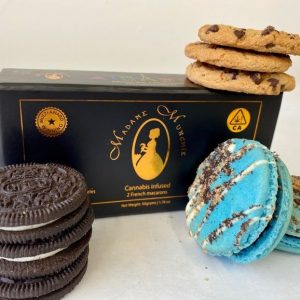 French macaron - Cookie Monster (duo pack)