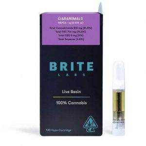 Garanimals Live Resin 1g Cartridge
