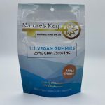 250mg CBD/ 250mg THC (1:1) Gummies - Apple Cherry