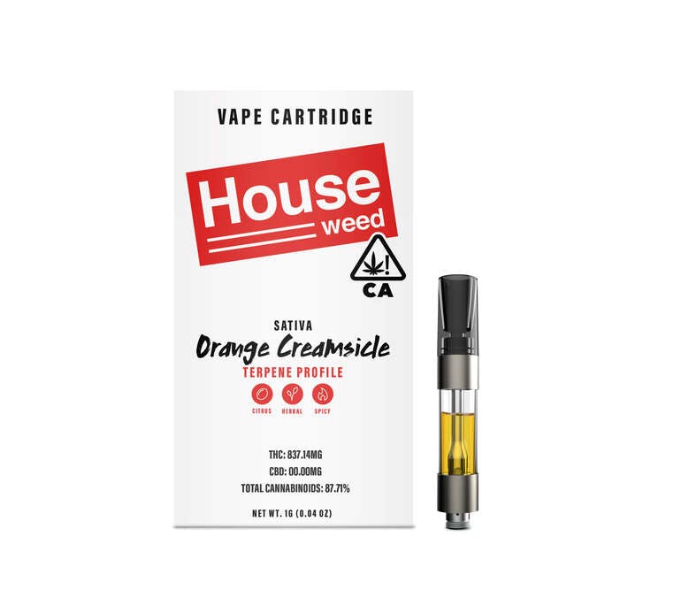 House Weed Orange Creamsicle Vape Canadian Cannabis Store Online