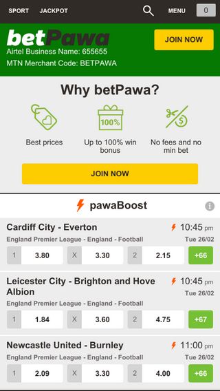 betpawa tz log in